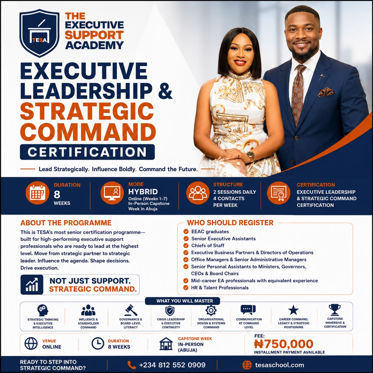 Executive Leadership and Strategy Command Certification